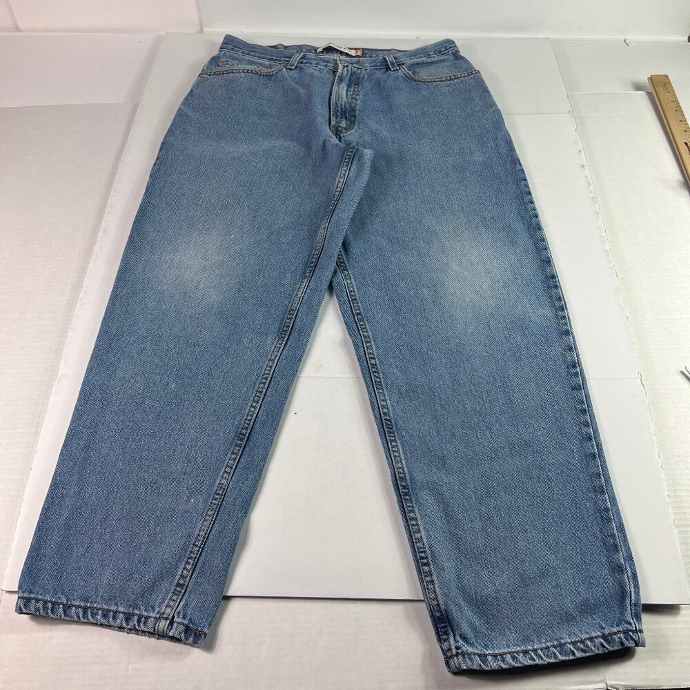 Y2K Levi's Jeans Men's 34x29* 560 Comfort Loose Fit Tapered Blue Denim Tag 35x30